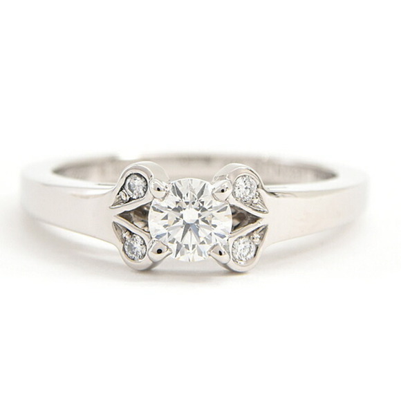 CARTIER Platinum Diamond Ring - Picture 2 of 10